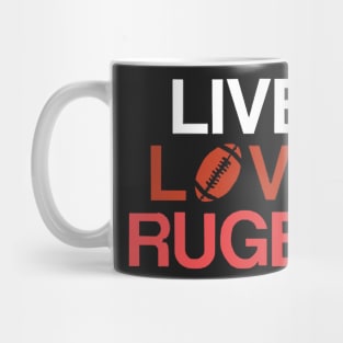 LIVE LOVE RUGBY - MINIMALIST Mug